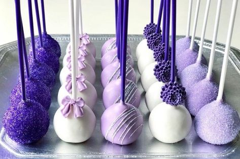 Cake Pops Ice Cream, Cake Pops Birthday, Cone Cake Pops, Purple Cake Pops, Ice Cream Cone Cake Pops, 15 Cake, Ice Cream Cake Pops, Sunflower Wedding Favors, Cone Cake