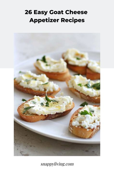 Looking for delicious appetizers to impress your guests? These goat cheese recipes are a must-try! Whether you're hosting a party, enjoying game night, or simply snacking with family, these recipes are versatile and flavorful. From crispy crostinis to delightful mini quiches, there's a treat for every taste bud in these easy-to-follow recipes. Elevate your snack game and create memorable moments with these crowd-pleasing goat cheese appetizers!