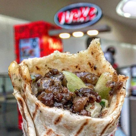 NOW OPEN: Turks Shawarma - Ayala Malls the 30th Offering a combination of beef or chicken with fresh vegetables spices sauces and cheese wrapped in a warm pita bread @iamchrissycheesy # #bookymanila View its exact location on our app! Tag your friends who love shawarma Turks Shawarma, Shawarma Aesthetic, Beef Shawarma, Shawarma Recipe, Cheese Wrap, Food Branding, New Restaurant, Pita Bread, Aesthetic Pastel