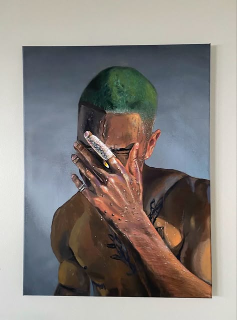 #frankocean #music #artist #art #acrylic #singer #frank #blond #blonde #album #aesthetic #selling Paintings Album Covers, Frank Ocean Blond Painting, Blond Painting Frank Ocean, Blond Album Cover Painting, Painting Music Albums, Art Inspo Paint, Album Art Painting, Face Art Aesthetic, Album Paintings On Canvas