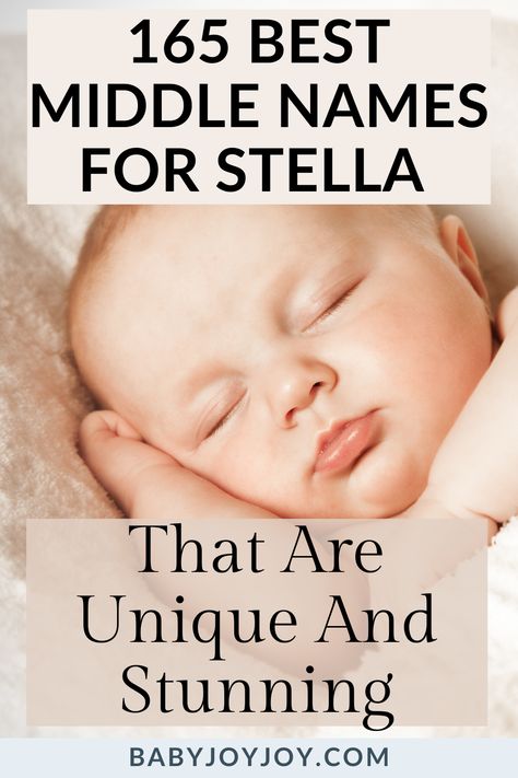 Embark on a delightful journey of discovery as we find the perfect middle name for your precious Stella! 💫 We're here to guide you through the enchanting world of baby names, ensuring that Stella's name resonates with love, elegance, and individuality. Join us on this adventure, and let's uncover that perfect middle name match that will make your little Stella's name shine even brighter! 👶💖 #BabyNames #Stella #MiddleNames Layla Ali, Stella Name, Sibling Names, Cool Middle Names, Stella Luna, Stella Rose, Middle Names, Stella Jean, Middle Name