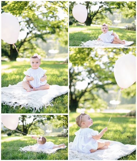 Garden First Birthday Photo Shoot, Summer 1st Birthday Photoshoot, Girly One Year Old Pictures, First Birthday Shoot Outdoor, Summer First Birthday Photoshoot, Diy First Birthday Photoshoot Outside, Garden Baby Photoshoot, 1 Yr Birthday Photoshoot Ideas, Girl 1st Birthday Photoshooting