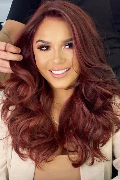 New Hair Color Trends, Red Hair Trends, Fall Hair Color Trends, Hair Color Burgundy, Fall Hair Color For Brunettes, Spring Hair Color, Hair Done, Winter Hair Color, Burgundy Hair