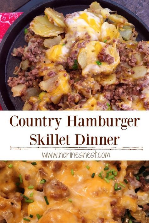 Hamburger Skillet, Potatoes Ground Beef, Hamburger And Potatoes, Ground Beef Stroganoff, Ground Beef And Potatoes, Skillet Potatoes, Fresh Potato, Favorite Dinner, Simple Meals