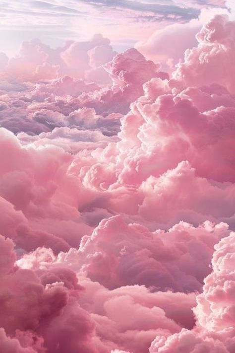 Pink Themed Wallpaper Aesthetic, Pink Aesthetic Iphone Widgets, Pink Aesthetic Background For Ipad, Wallpaper Aesthetic Ipad Pink, Clouds Pink Aesthetic, Pink Angel Aesthetic Wallpaper, Pink Weather Aesthetic, Cutesy Pink Wallpaper, Pink Wallpaper Clouds