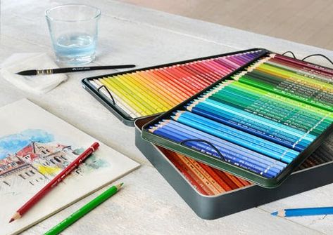 Best Watercolor Pencils, Faber Castell Art, Artist Pencils, Pen Store, Watercolor Pencil, Albrecht Dürer, Albrecht Durer, Drawing Projects, Watercolor Effects