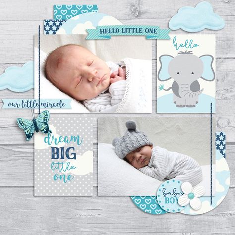 Bundle of Joy-Boy by Digital Scrapbook Ingredients available at Sweet Shoppe Designs http://www.sweetshoppedesigns.com/sweetshoppe/product.php?productid=36093&cat=888&page=1 #digitalscrapbookingredients Baby Boy Scrapbook Layouts, Scrapbook Bebe, Boy Scrapbook Layouts, Baby Scrapbook Album, Baby Scrapbook Pages, Scrapbooking Layouts Baby, Baby Layouts, Scrapbook Boys