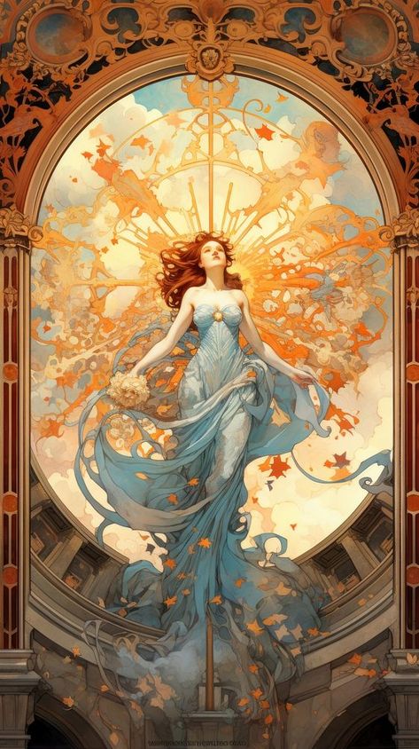 An art nouveau drawing of astrology architecture adult spirituality. | premium image by rawpixel.com / Ling Nouveau Art Drawing, Art Nouveau Sailor Moon, Art Nouveau Photography, Art Nouveau Photoshoot, Art Nouveau Collage, Art Nouveau Coloring Pages, Art Nouveau Artwork, Art Nouveau Borders And Frames, Art Nouveau Designs