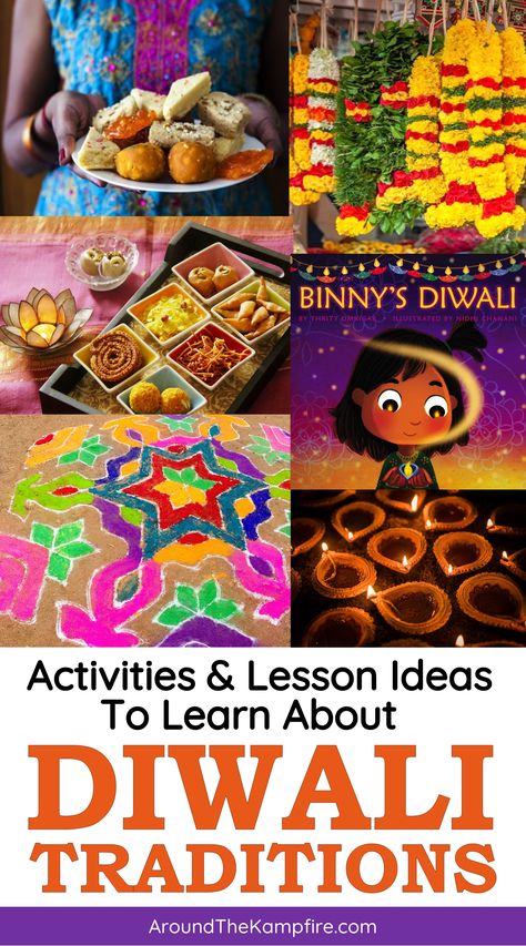 Diwali activities for kids with lesson ideas for teachers. Rangoli For Kids Diwali Craft, Diwali In The Classroom, Diwali Lesson Plans For Kids, Diwali Sensory Bin, Eyfs Divali, Diwali For Preschool, Diwali Early Years Activities, Preschool Diwali Activities, Diwali Classroom Activities