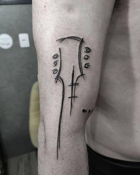 Music Guitar Tattoo, Koch Tattoo, Music Related Tattoos, Rock And Roll Tattoo, Small Music Tattoos, Music Tattoo Sleeves, Guitar Tattoo Design, Tattoo Music, Rock Tattoo