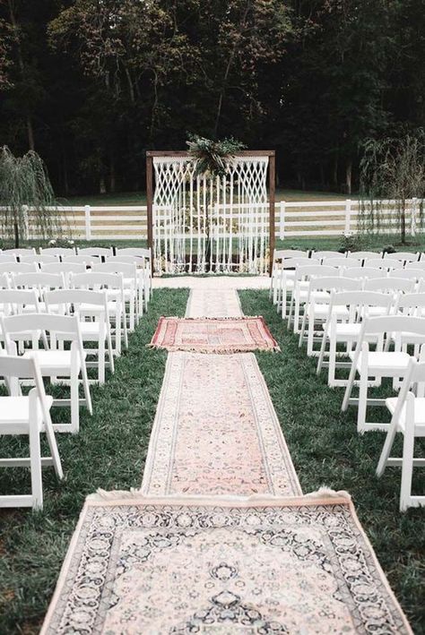 Pretty Rugs, Keys Wedding, Aisle Runner, Marriage Ceremony, Wedding Aisle, Ceremony Venue, Reception Ideas, Casual Wedding, Outdoor Ceremony