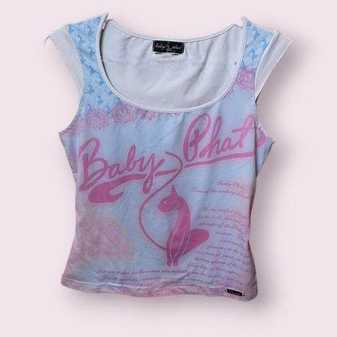 Baby Phat Tee ♡

Super cute!! just realized it's not... - Depop Baby Phat 2000s, Thrift Wishlist, Street Fits, Baby Phat, Dream Wardrobe, Cashmere, Super Cute, Couture, Collage