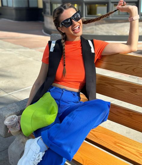 7 Best Goofy Disneybound Outfit Ideas - That Disney Fam Disneyland Costume Ideas, Goofy Outfit Ideas, Goofy Disneybound, Lilo Disneybound, Diy Disney Outfits, Vintage Disney Outfits, Couples Disneybound, Disney Character Inspired Outfits, Disney Bounding Ideas