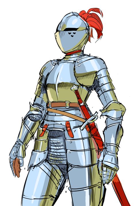 Knight Drawing, Armor Drawing, Knight Design, Female Armor, Female Knight, Knight Art, Knight Armor, Medieval Armor, Traditional Games