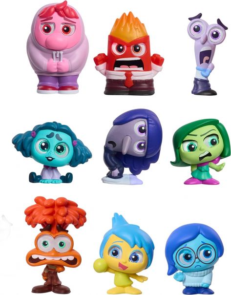 Disney Doorables Inside Out 2 Collection Peek Inside Out Toys, Disney Princess Funny, Birthday Sweets, Animation News, Cartoon Movie Characters, Inside Out Characters, Disney Doorables, Birthday Party Accessories, Disney 50th Anniversary