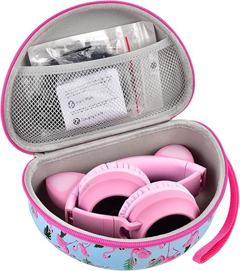 Amazon.com: Headphone Case for Riwbox CT-7 Pink/ for Jack CT-7S Cat Green 3.5mm/ for iClever IC-HS01/ for Mpow BH297B Wired/ for Picun Bluetooth Wireless Over-Ear Headphones Headset for Kids-Box Only : Electronics Headphone Storage, Xmas 2022, Wireless Noise Cancelling Headphones, Kids Headphones, Headphone Case, Bluetooth Headphones Wireless, Wireless Headset, Camera Case, Wireless Earphones