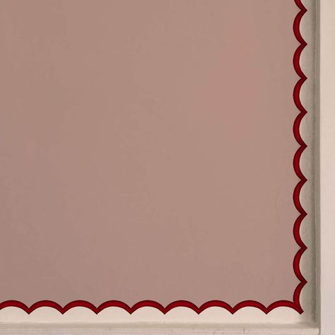 Scallops Red Wallpaper Border Scalloped Wallpaper Border, Border Wallpaper, Arrow Fabric, Small Nurseries, Cozy Home Office, Back Wallpaper, Fun Wallpaper, 2 Wallpaper, Textile Designer