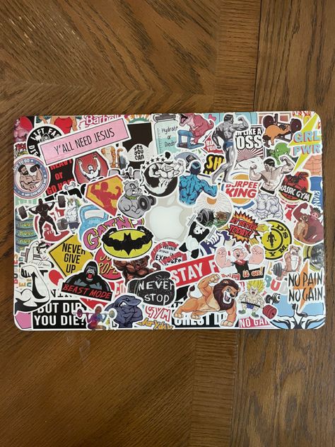 Laptop Decoration, Laptop Case Stickers, Macbook Stickers, High School Life, Sticker Bomb, New Laptops, Logo Sticker, Case Stickers, Laptop Computers