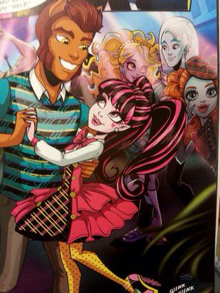 Draculaura X Clawd, Anton, Monster High, Illustrator