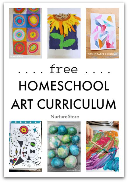 Free homeschool art curriculum with famous artists, art history lessons, world culture, easy art techniques and a weekly online art lesson. Art Curriculum Elementary, Homeschool Art Curriculum, Homeschool Art Projects, Art History Lessons, School Images, Art Lessons For Kids, Art And Crafts, Art Curriculum, Free Homeschool