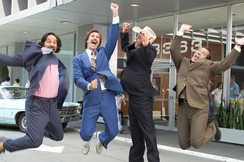 New Anchorman 2 Trailer. Let's get some new suits! Hooray! Humour, Hospital Humor, Jw Humor, John Terry, The Dictator, Ron Burgundy, Nurse Rock, Anchorman, Dental Humor