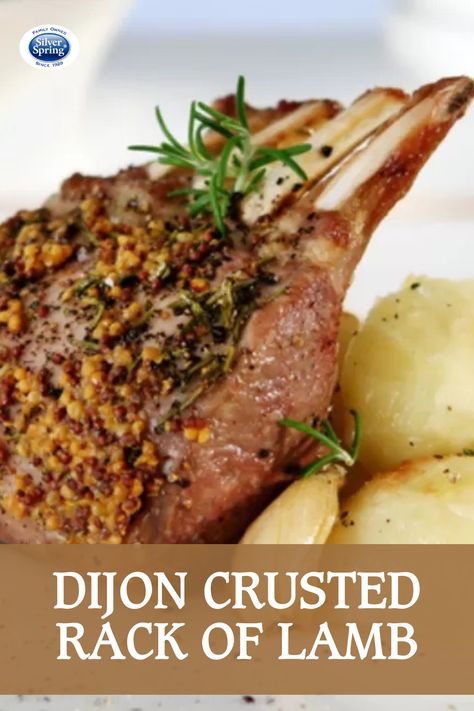 Rack Of Lamb Side Dishes, Rack Of Lamb Recipes, Lamb Recipes Oven, Lamb Rack Recipe, Meat Ideas, Spring Foods, Lamb Rack, Roast Rack Of Lamb, Crusted Rack Of Lamb