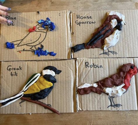 Reggio Bird Provocation, Bird Provocation, Bird Preschool Activities, Birds Activities Preschool, Reggio Emilia Art Projects, Reggio Art, Craft Activities For Toddlers, Daycare Themes, Homeschool Nature Study