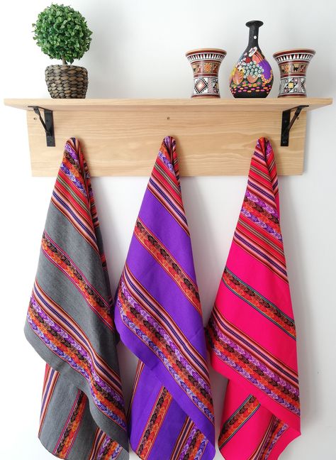 Excited to share the latest addition to my #etsy shop: Peruvian Textiles, peruvian Blanket, Peruvian Ethnic, Tribal Tablecloths, knitted woven textile, traditional decoration, rainbow blanket, https://etsy.me/3hLN4gs #cotton #alpacawool #ethno #peruvianethnic #tribalta Peruvian Fabrics, Traditional Decoration, Peruvian Art, Pink Pillow Covers, Peruvian Textiles, Rainbow Blanket, Boho Cushions, Pink Pillows, Embroidered Cushions