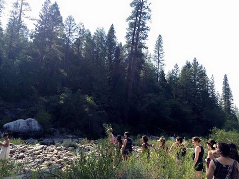 Sweet Water Women's Retreat participants process to the river for the weekend's opening ceremony. They meditated and made offerings&nbsp River Retreat, Writing Retreat, Women's Retreat, Sweet Water, Womens Retreat, Gender Norms, Opening Ceremony, Women Supporting Women, The River