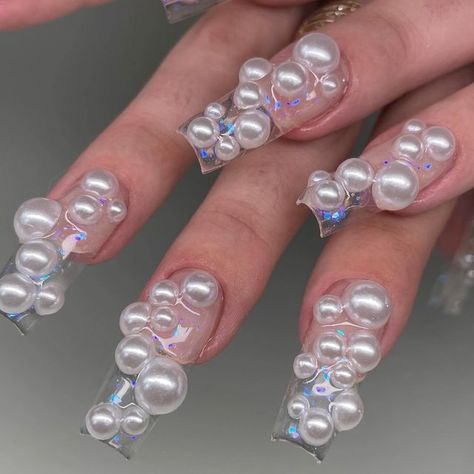 Jelly Bubble Nails, Bubble Design Nails, 3d Bubble Nails, Bubble Effect Nails, Bubble Gum Nails, Bubble Nail Art, Bubble Nails, Nail Lab, Nail Dust Collector