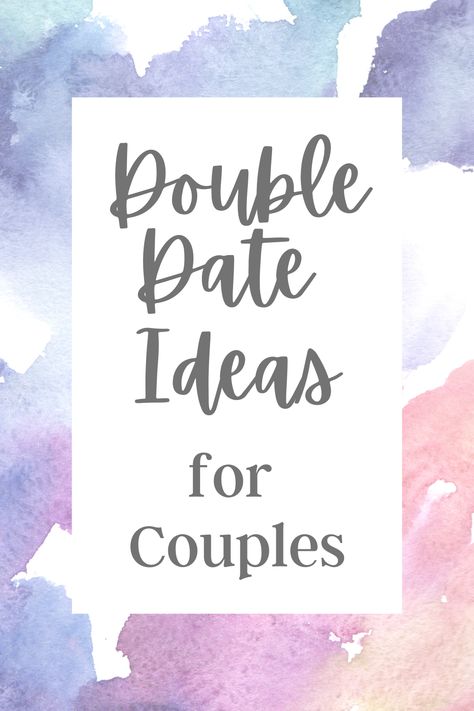 Things To Do On A Double Date, Double Date Ideas Couples, Double Date Night Ideas, Cute Double Date Ideas, Craft For Couples To Do Together, Fun Double Date Ideas, Crafts For Couples To Do Together, Double Date Ideas, Date Ideas For Couples