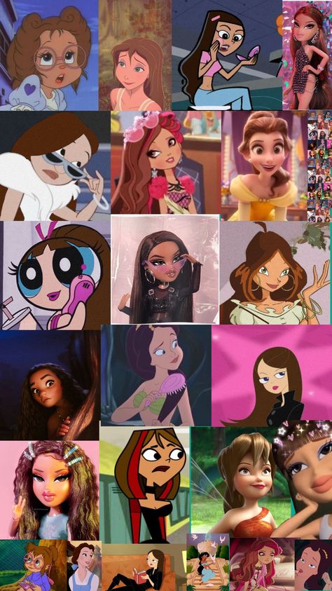 Cosplay Cartoon Characters, Brown Haired Cartoon Characters, Brown Cartoon Characters, Characters With Brown Hair, Brown Hair Female, Brown Hair Cartoon, Characters Female, Cartoon Character Costume, Girl Cartoon Characters