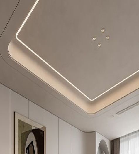 Curved Ceiling Bedroom, Curve Ceiling Design, False Ceiling Bedroom Modern, Peripheral False Ceiling, Curved False Ceiling, Lounge Ceiling Design, Lobby Ceiling Design Modern, Lobby False Ceiling Design, Lobby Ceiling Design