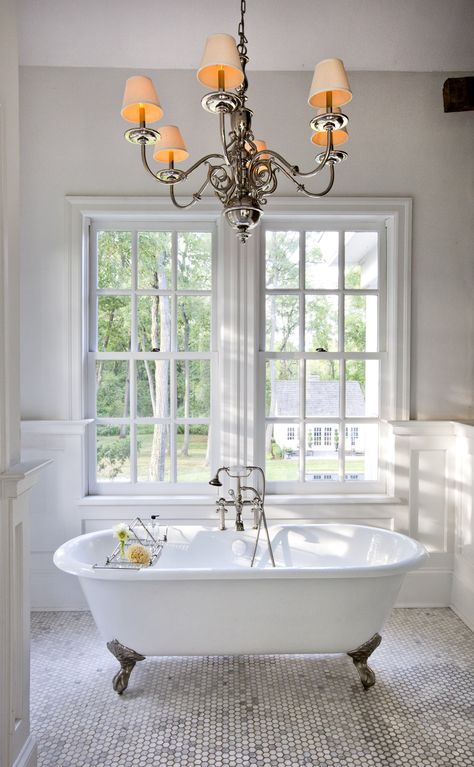 Claw Tub Bathroom Ideas, Stand Alone Bath Tub, Tub Bathroom Ideas, Clawfoot Tub Bathroom, Antique Bookshelf, Stand Alone Tub, Vintage Tub, Cottage Bathroom, Bathroom Redesign