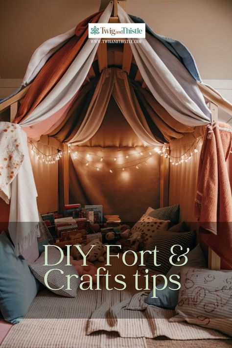 Build a fun DIY fort with these ideas. Perfect for creating magical spaces at home. #FortBuilding #DIYProjects #HomeImprovement #Crafting #FamilyFun How To Make A Blanket Fort Without Chairs, Christmas Fort Ideas, Fort Inspo Easy, Drop Cloth Table Fort, Kids Forts Inside, How To Make A Fort Out Of Blankets, Adult Forts Indoor, Adult Blanket Fort, Diy Tents For Kids