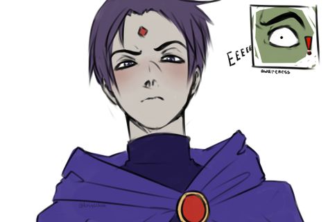 Raven looks hot as a guy! Male Raven Fanart, Dc Raven Fanart, Male Raven, Vhope Fanart, Teen Titans Love, Raven Fanart, Raven Beast Boy, Original Teen Titans, Robin Dc