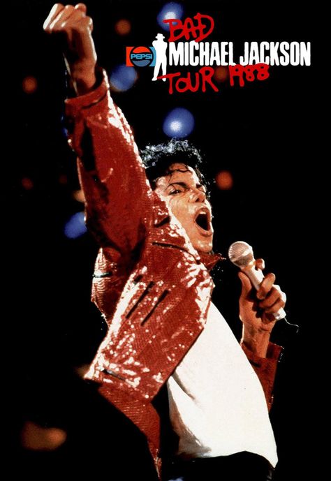 Michael Jackson Bad Tour, Michael Jackson Poster, Michael Jackson Bad Era, Michael Jackson Wallpaper, Jackson Bad, Photos Of Michael Jackson, Michael Jackson Art, Michael Jackson Smile, Joseph Jackson