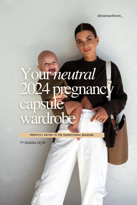 Looking for a capsule wardrobe to take you from bump to baby? Your next 12 months of outfits are sorted, stress-free. Maternity Dressy Casual Outfits, 4 Month Maternity Outfit, Early Bump Outfits, How To Dress The Bump, Pregnant Capsule Wardrobe, Fall Maternity Capsule Wardrobe, 12 Week Pregnant Outfits, After Delivery Outfit For Mom, Maternity Everyday Outfits