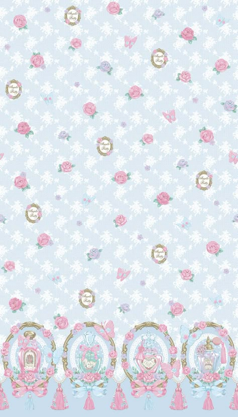 Angelic Pretty Wallpaper, Perfume Lavender, Kimi No Na Wa Wallpaper, Pink Wallpaper Kawaii, Kawaii Printables, Romantic Perfume, Lace Wallpaper, Tartan Wallpaper, Coquette Wallpaper