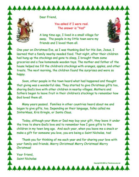 Letter To Child About Santa Truths, Explaining Santa Is Not Real, Letter About Santa Not Being Real, Santa Letter Truth About, Explaining Santa, Story Of Santa Claus, History Of Santa Claus, Letter Explaining Santa, Original Santa Claus