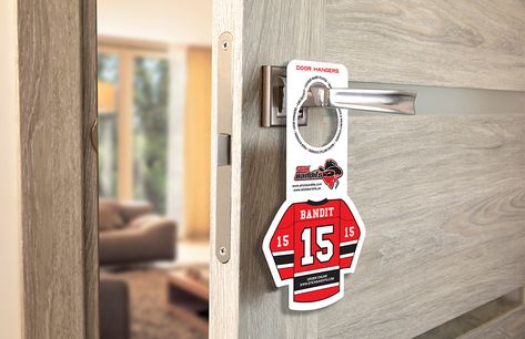 Hockey Team Door Signs Hotels, Hockey Tournament Door Signs, Hockey Pants, Custom Door Hangers, Hockey Tournaments, Hockey Helmet, Hockey Gear, Hockey Bag, Hockey Gloves