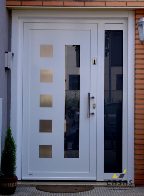 Aluminium Door Design, Custom Entry Doors, Modern Entrance Door, Modern Entry Door, Front Door Styles, Trendy Door, Steel Door Design, Contemporary Front Doors, Modern Entrance