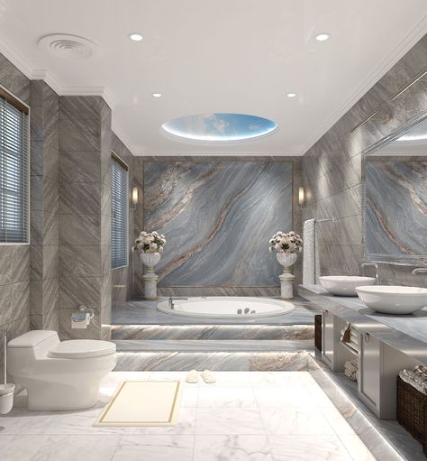 Shower OasisWhere Relaxation Meets Renovation Fancy Bathroom Luxury, Luxury Bathroom Ideas Master Suite, Rich Bathroom, Fancy Bathroom, Homemade Cinnamon Rolls, Large Bathroom, Bathroom Decor Luxury, Washroom Design, Bathroom Design Decor