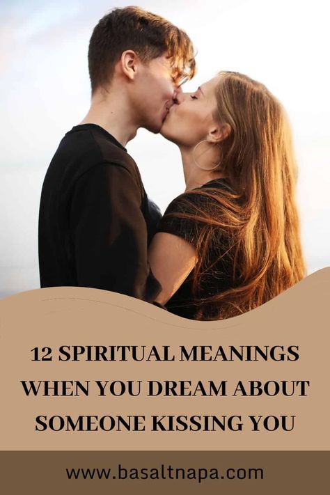 12 Spiritual Meanings When You Dream About Someone Kissing You Rainbow Kiss Meaning, Crush Meaning, Dream About Someone, Kiss Meaning, Kisses Back, Types Of Kisses, Lovers Kiss, Kissing Lips, Dream Symbols