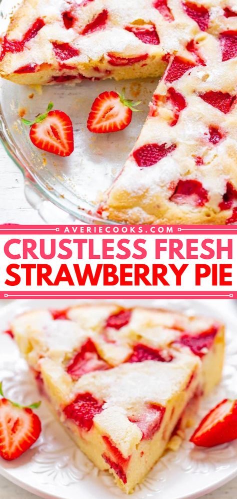 Strawberry Recipes Easy, Strawberry Layer Cakes, Mixed Berry Pie, Strawberry Pie Recipe, Fresh Strawberry Pie, Refreshing Desserts, Oreo Dessert, Strawberry Pie, Easy Strawberry