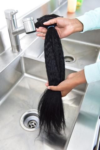 The Best Way To Wash Clip in Hair Extensions How To Wash Clip In Hair Extensions, How To Wash Extensions Hair, Hair Styles With Clip In Hair Extensions, Washing Hair Extensions, Hair Extension Tips And Tricks, Fake Hair Pieces, Diy Hair Extensions, Hair Clip In Extensions, Clip In Ponytail Extensions