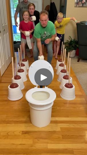 142K views · 1.6K reactions | Funny Game that Doesn't Stink 🧻Dad and family toss toilet paper into toilet for great prizes. Only one prize stinks for sure.(for entertainment purposes) | Family games fan | Family games fan · Original audio Toilet Paper Toss Game, Toilet Paper Derby Game, Toilet Paper Party Games, Family Games With Prizes, Toilet Paper Games, Fall Festival Games, Festival Games, Toilet Bowl Brush, Funny Game