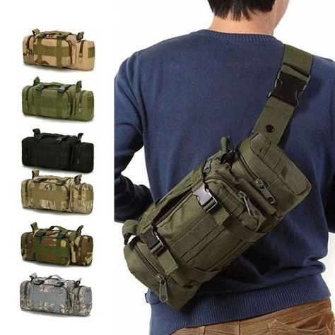 High-capacity Chest Bag Multifunctional Hunting Waist Pack Camera Bag Outdoor Description:   Dimension: 35cm x 14cm x 18cm Application: Tactical, Hunting, Fishing, Hiking, Camping... Type: Waist Bag Volume: 3L Color: As Show Specification Package Included: 1 Pcs*Chest Bag Note: 1.Please allow a little size error due to manual measurement. 2.The colors may exist slight difference due to different screens. Payment: * Please make payment asap, then we can arrange shipment for you asap. Shipping: - Thanks for your bid * We will arrange shipping for you within 24 Hours after payment cleared except the holidays. * If you have changed your address, or want us to ship to another address, please change to the new address. * We ship items to Worldwide. Thank you.  Terms of Sale: - International Buye Climbing Bag, Tactical Bag, Tactical Backpack, Outdoor Backpacks, Military Tactical, Camping Bag, Waist Pack, Camping Hiking, Chest Bag