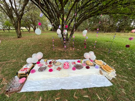 #birthdaypartyideas #partydecorations #festademenina #girlsparty #birthdaypartythemes #party #birthday #park Park Birthday Party Ideas Decorations, Birthday In A Park, Park Birthday Party Ideas, Bday Picnic, Party In The Park, Picnic Inspo, Birthday Party At Park, 25th Bday, Easy Diy Room Decor