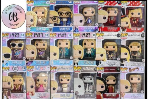 Taylor Swift Shoes, Taylor Swift Playlist, Taylor Swift Merchandise, Pop Disney, Taylor Swift Images, Pop Custom, Custom Funko Pop, Funko Pop Dolls, Pop Vinyl Figures